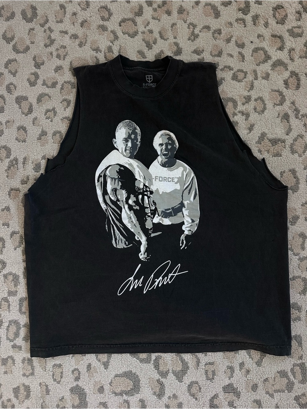 Lee Priest Black Graphic Muscle Tee